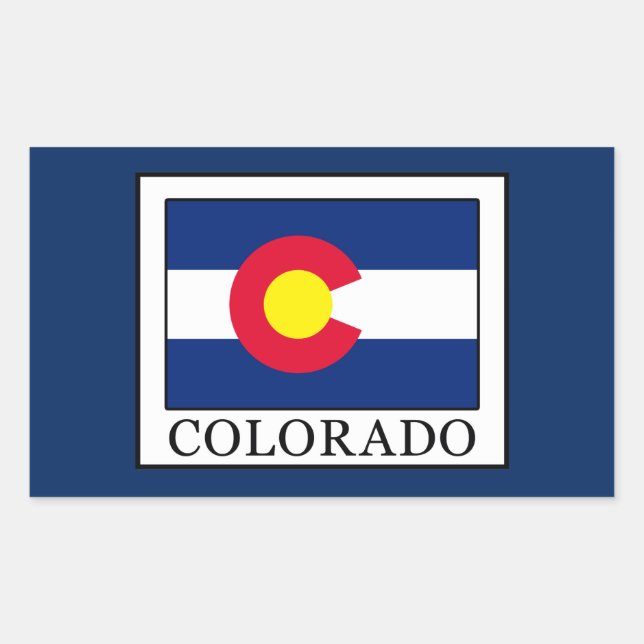 Adesivo Retangular Colorado (Frente)