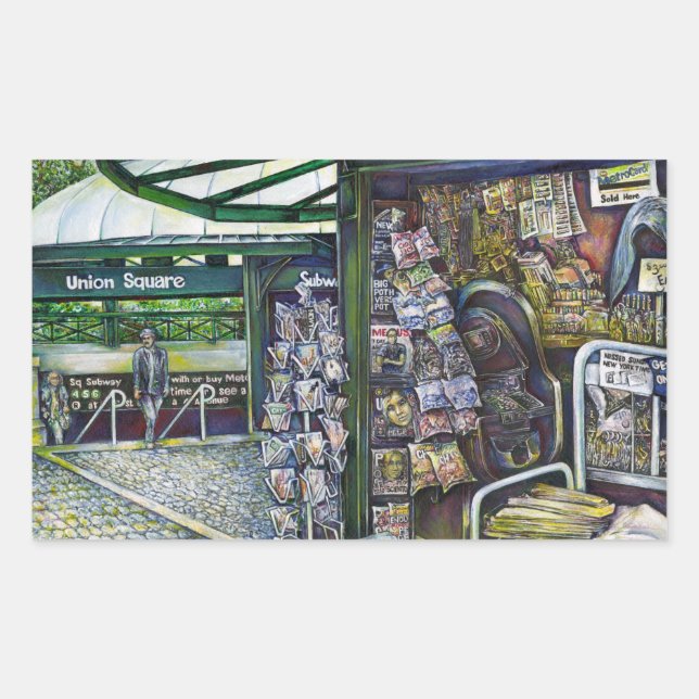 Adesivo Retangular Como Uma Imagem É Inimaginativa? (Frente)