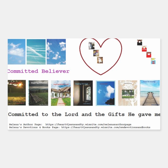 Adesivo Retangular Comprometido para e Livros (Frente)