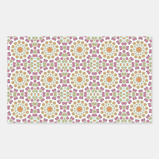 Adesivo Retangular Conchas (Frente)