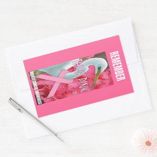 Adesivo Retangular Consciência rosa