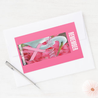 Adesivo Retangular Consciência rosa
