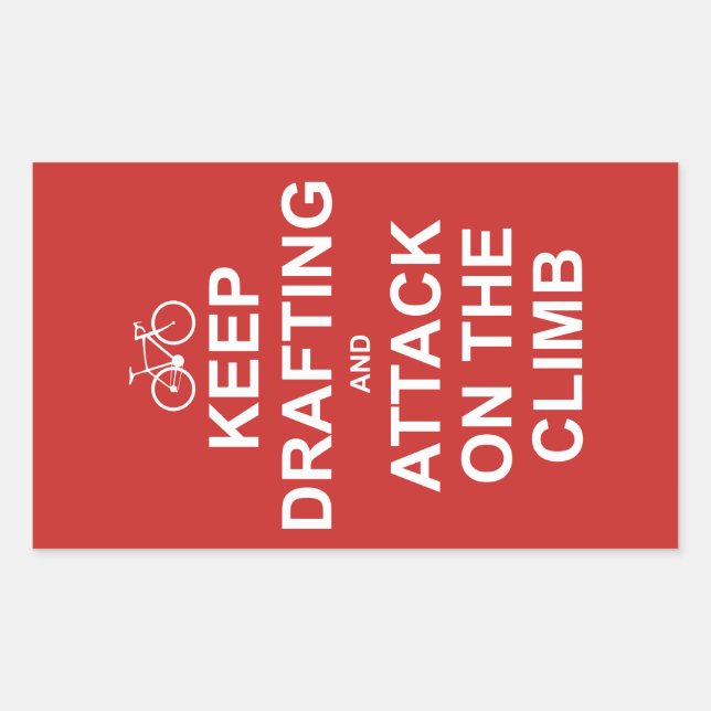 Adesivo Retangular Continuar A Arranjar E Atacar A Subida (Frente)