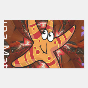 Adesivo Retangular Cor na execução