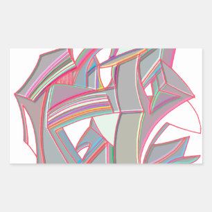 Adesivo Retangular Cor Personalizada