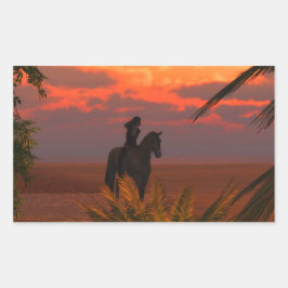 Adesivo Retangular Corrida da Manhã