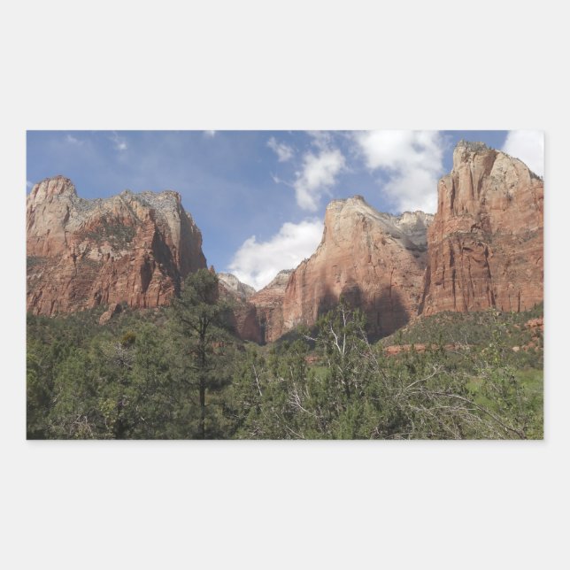 Adesivo Retangular Corte dos Patriarcas II no Parque Nacional de Zion (Frente)