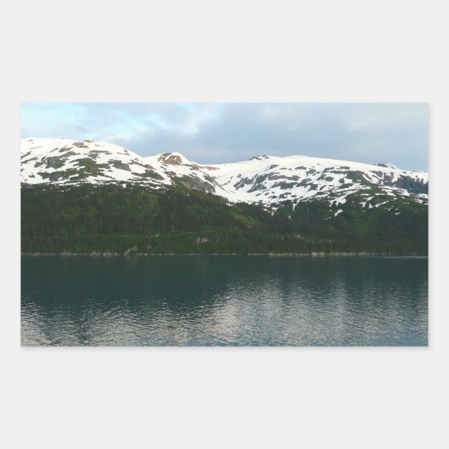 Adesivo Retangular Costa do Alasca em Dusk (Frente)