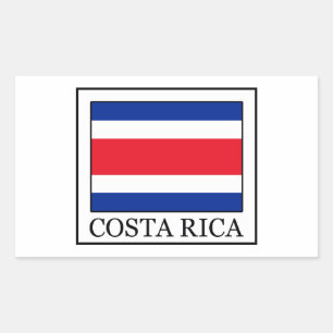 Adesivo Retangular Costa Rica