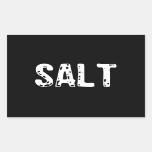 Adesivo Retangular Costume De Sal - Sal De Casal E Costume De Pimenta