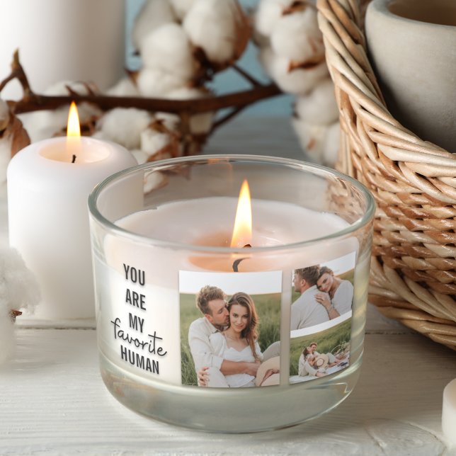 Adesivo Retangular Cota de Foto do Casal de Colagem Moderna e Amor Ro (Criador carregado)