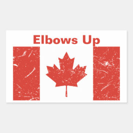 Adesivo Retangular Cotovelo para cima