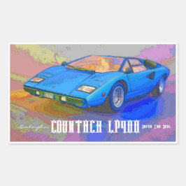 ADESIVO RETANGULAR COUNTACH