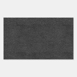 Adesivo Retangular Couro preto do falso