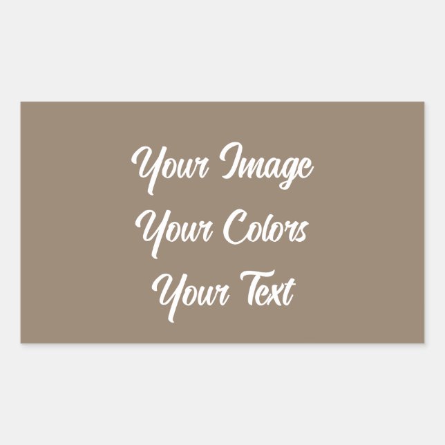 Adesivo Retangular Create Your Own (Frente)