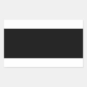 Adesivo Retangular Crie seu próprio personalizado preto