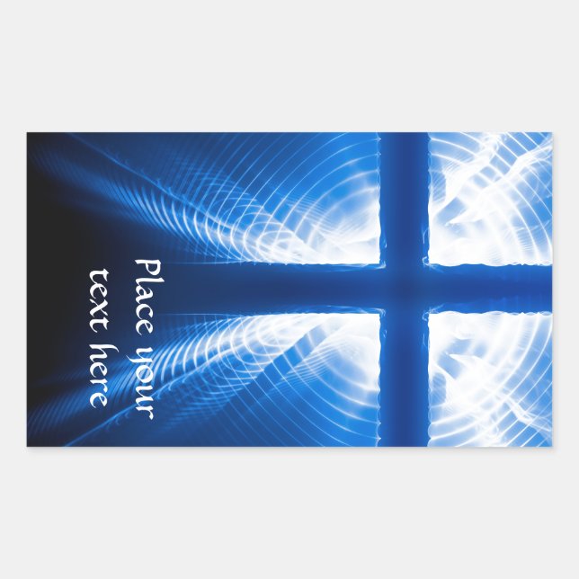 Adesivo Retangular Cristo Cross (Frente)