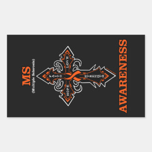 Adesivo Retangular Cross/Warrior...MS