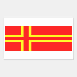 Adesivo Retangular Cruz Santo Olaf