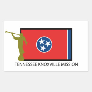 ADESIVO RETANGULAR CTR DA MISSÃO LDS DE TENNESSEE KNOXVILLE