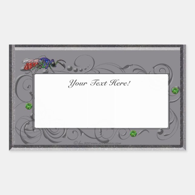 Adesivo Retangular Cuckoo Wasp (Frente)