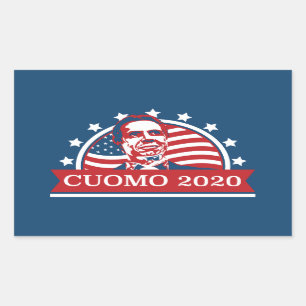 Adesivo Retangular Cuomo 2020 Votação do Presidente