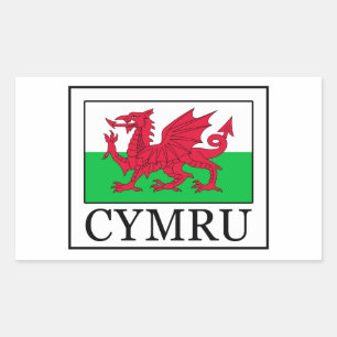 Adesivo Retangular Cymru