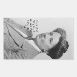 Adesivo Retangular Dame Ethel Mary Smyth, 1922