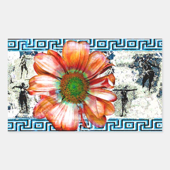 Adesivo Retangular Dança Antiga (Frente)