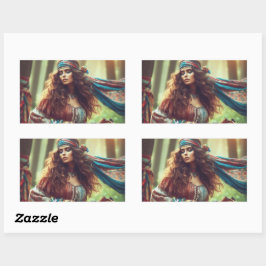 ADESIVO RETANGULAR DANCING GYPSI