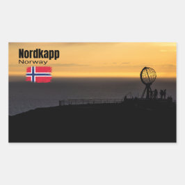 Adesivo Retangular Das magische Nordkapp