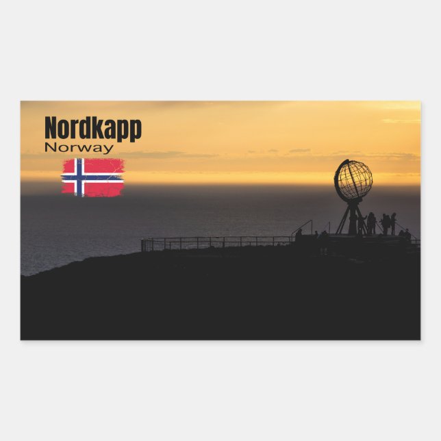 Adesivo Retangular Das magische Nordkapp (Frente)