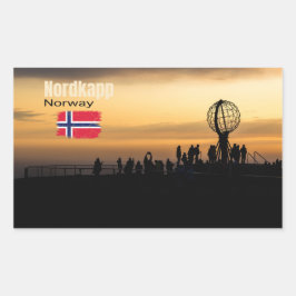 Adesivo Retangular Das magische Nordkapp
