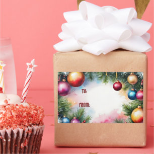 ADESIVO RETANGULAR DE/PARA O STICKER, ENFEITES DE NATAL,