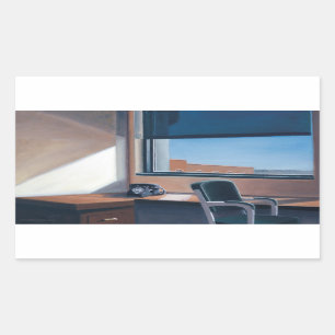 Adesivo Retangular De volta ao trabalho 2003