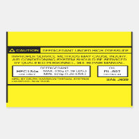 Decal de condicionamento do ar de Tacoma A/C em 20