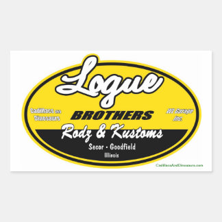 Adesivo Retangular Decal do Logue Brothers