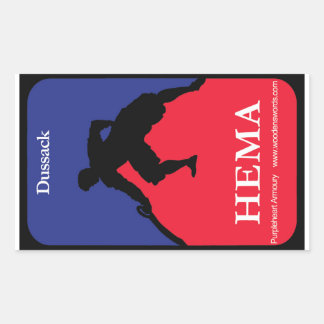 Adesivo Retangular Decalque de Dussack HEMA