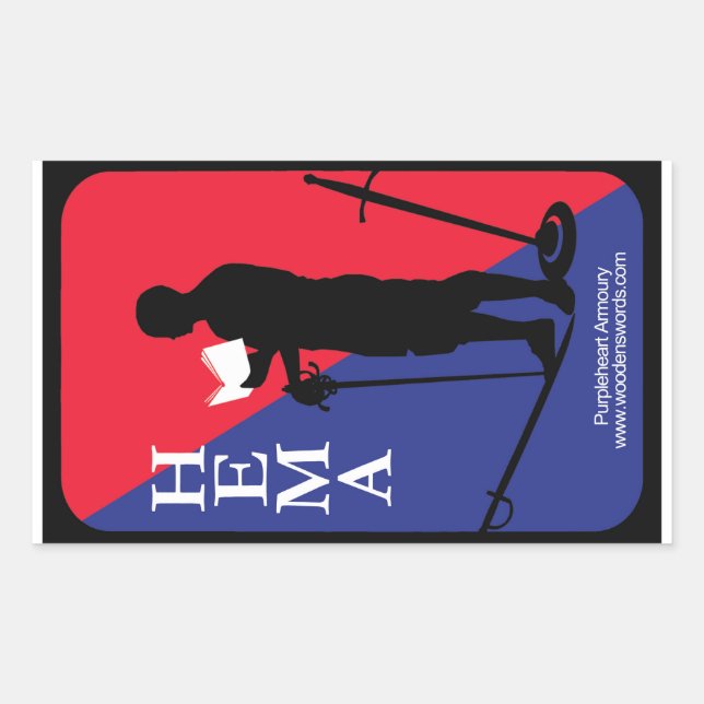 Adesivo Retangular decalque HEMAist (Frente)