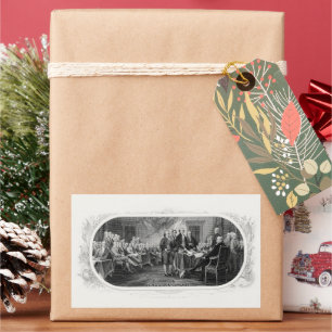 Adesivo Retangular Declaração de Independência: Projeto de Lei de $2,