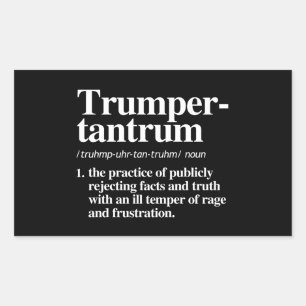 Adesivo Retangular Definição de Espectro de Trumper