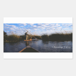 Adesivo Retangular Delta de Okavango