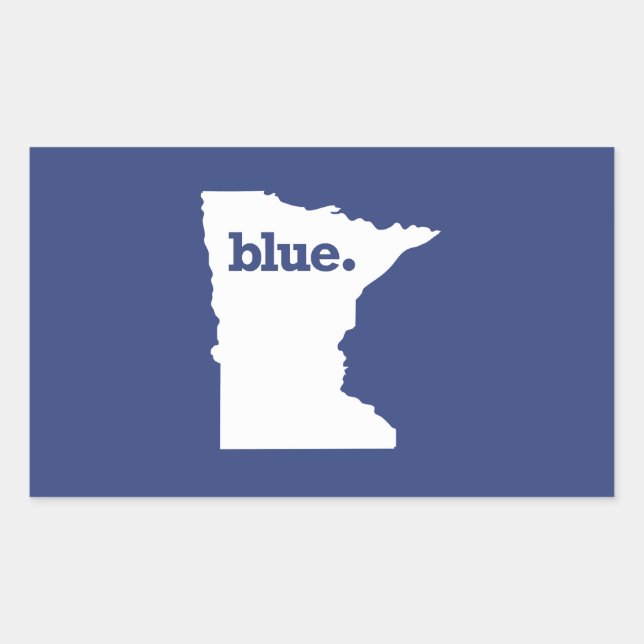 Adesivo Retangular Democrata de Minnesota (Frente)