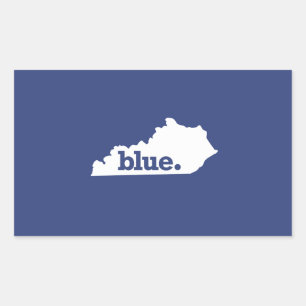 Adesivo Retangular Democrata do Kentucky