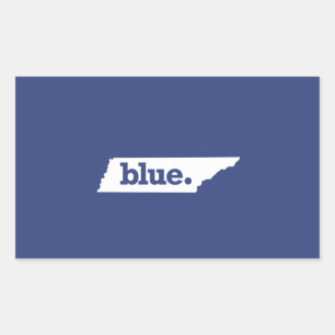 Adesivo Retangular Democrata do Tennessee