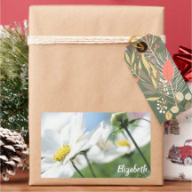 Desejos com margaridas brancas personalizadas