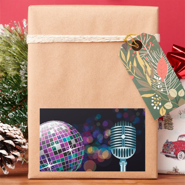 Adesivo Retangular Desempenho do Disco (Criador carregado)