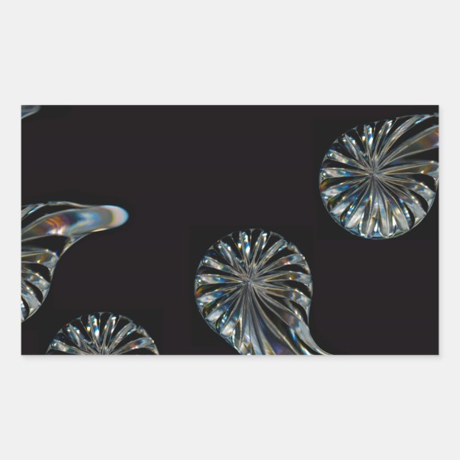 Adesivo Retangular Design irlandês - The Crystal Collection (Frente)