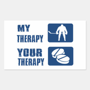 Adesivo Retangular Design legal de Icehockey