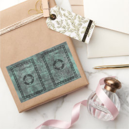 Adesivo Retangular Designs de nó irlandeses